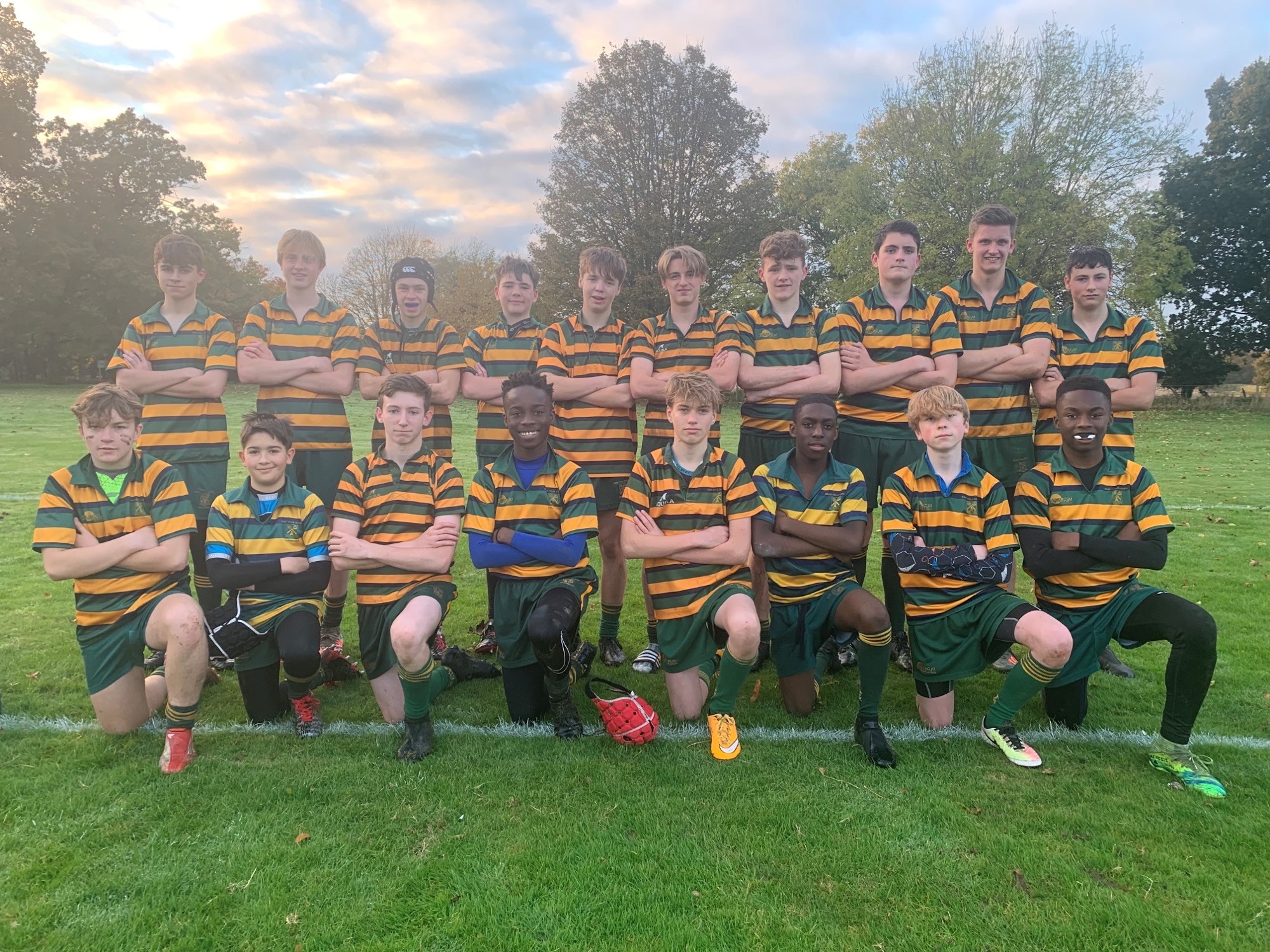 Saint Felix under-15 Rugby players